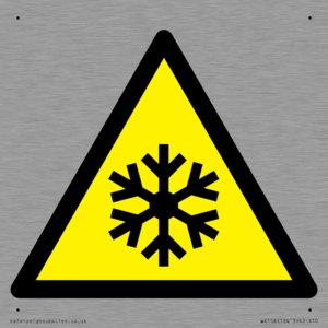 W010 Warning: Low temperature/freezing conditions